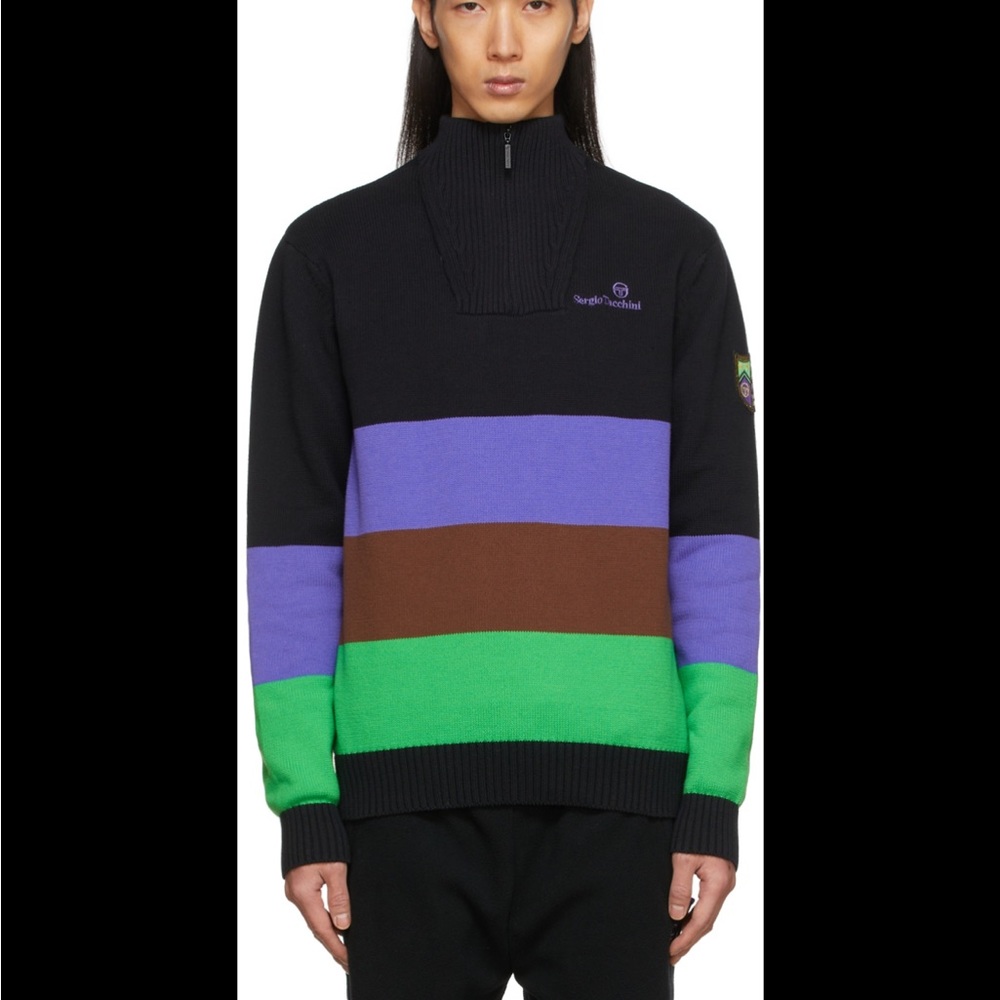 Sergio Tacchini x A$AP Nast Stacks 1-4 Zip Sweater